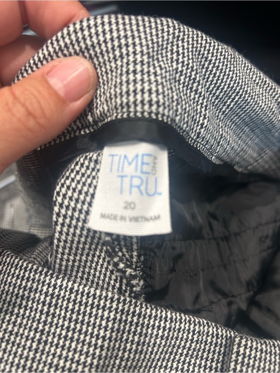 Time and Tru Pants - Time and Tru womens Black & White Houndstooth Blazer